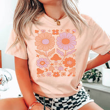 Daisy Mushroom Floral T-Shirt