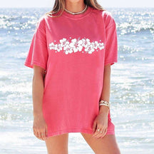 Hibiscus Flower Summer T-Shirt