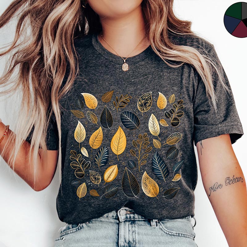 Fallen Leaves Nature Forest T-Shirt