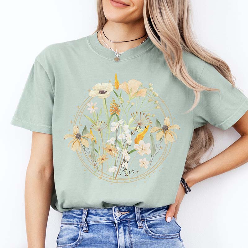 Wildflowers Comfort Colors Gift T-Shirt