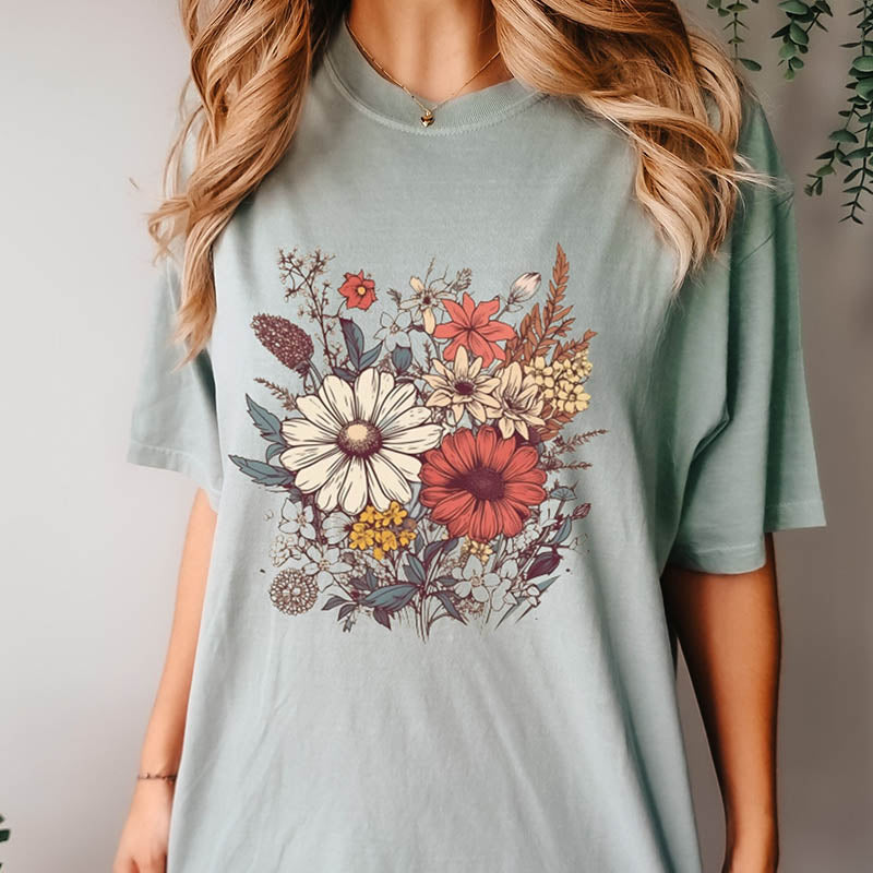 Botanical Wildflower Nature T-Shirt
