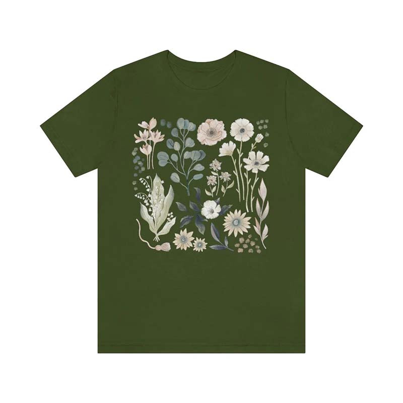 Forestcore Flowers Botanical T-Shirt