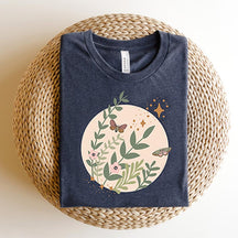 Wildflower Garden Pastel Butterfly T-Shirt