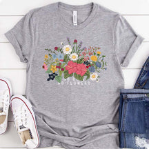Wild Flowers Floral for Women T-Shirt