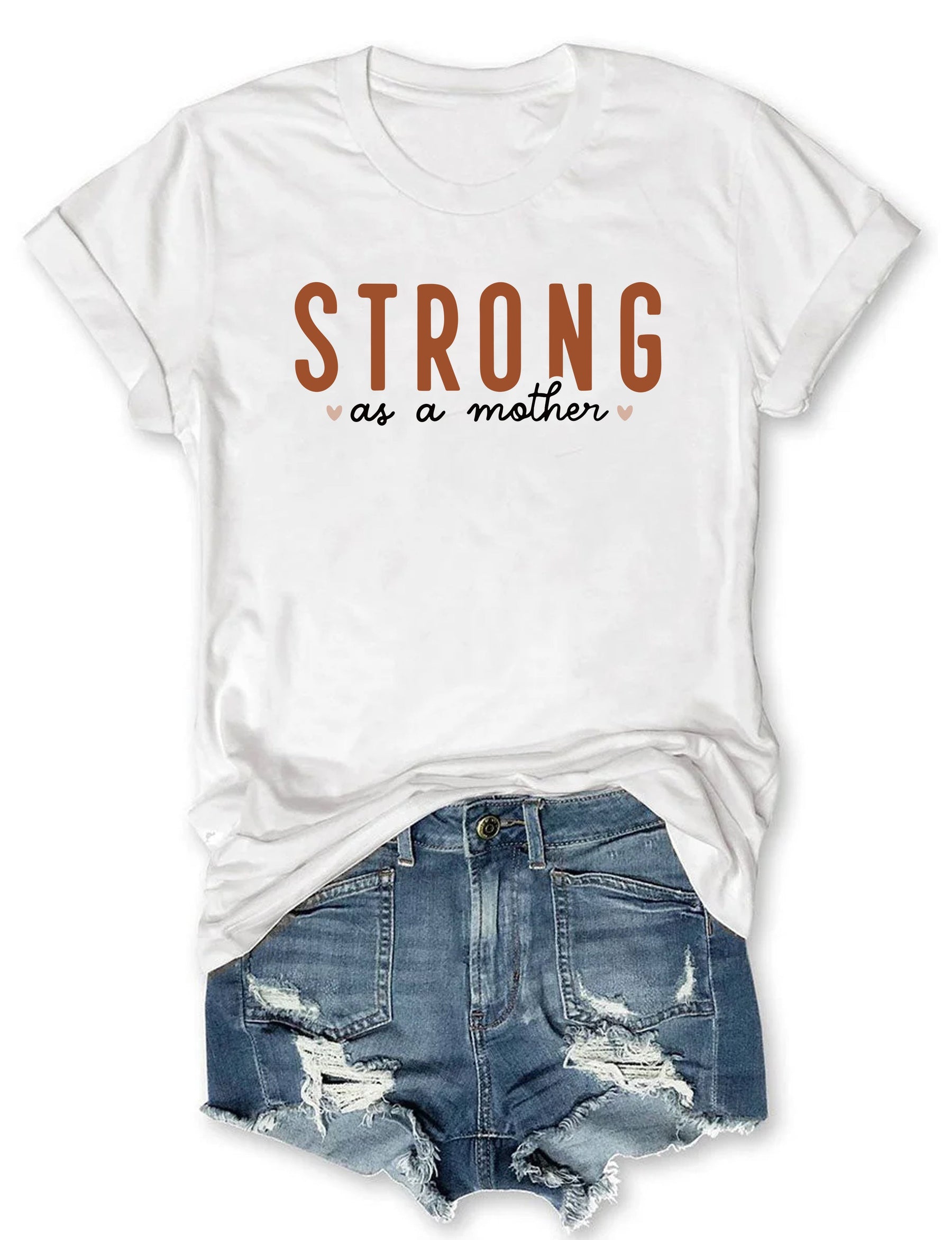 Mom Is Strong Beautiful Fearless T-shirt