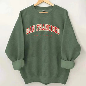 Vintage Style San Francisco Football Sweatshirt