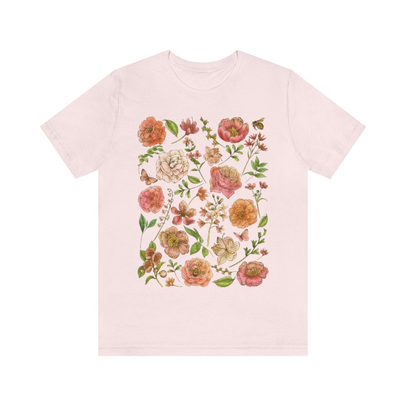 Floral Cottagecore Shirt Vintage Wildflower Tee