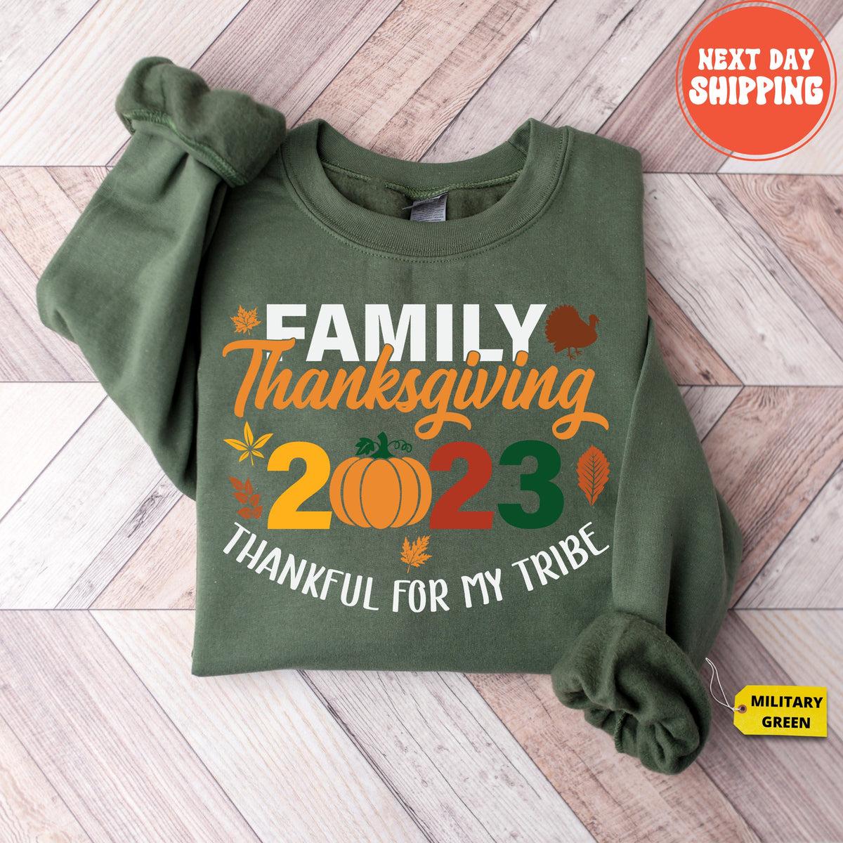 2023 Family Thanksgiving Pumpkins Sweatshirt