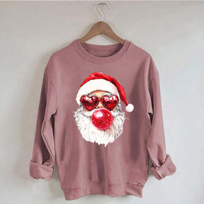 Cool Santa Bubble Gum Christmas Sweatshirt