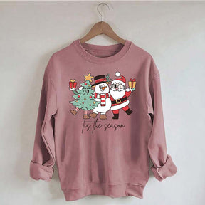 Tis The Season Santa Tree Sweatshirt