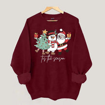 Tis The Season Santa Tree Sweatshirt