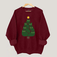 Cat Christmas Tree Lover Sweatshirt