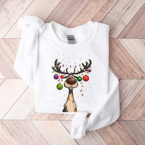 Vintage Reindeer Christmas Winter Sweatshirt