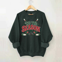 Tis The Season Hockey Merry Christmas Sweatshirt