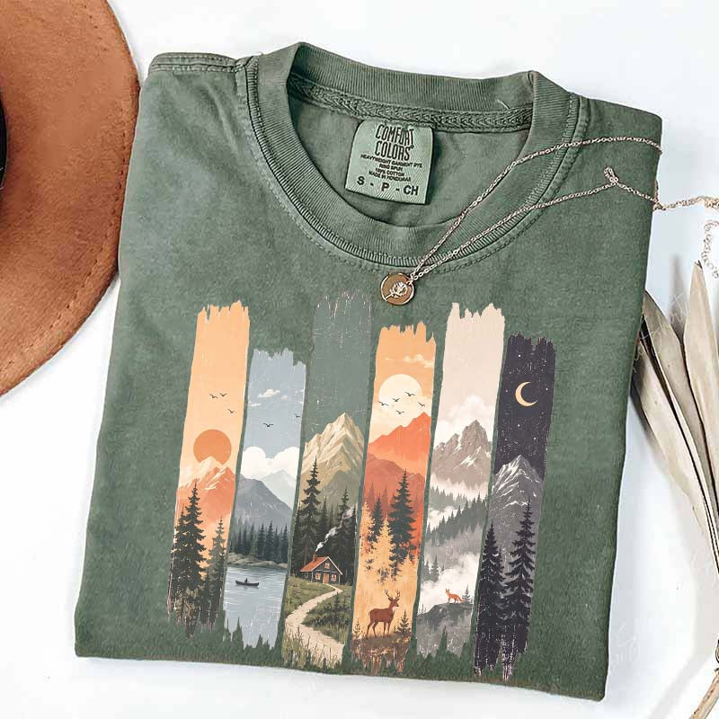 Vintage Mountain National Park T-Shirt