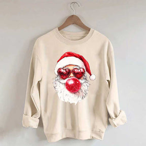 Cool Santa Bubble Gum Christmas Sweatshirt