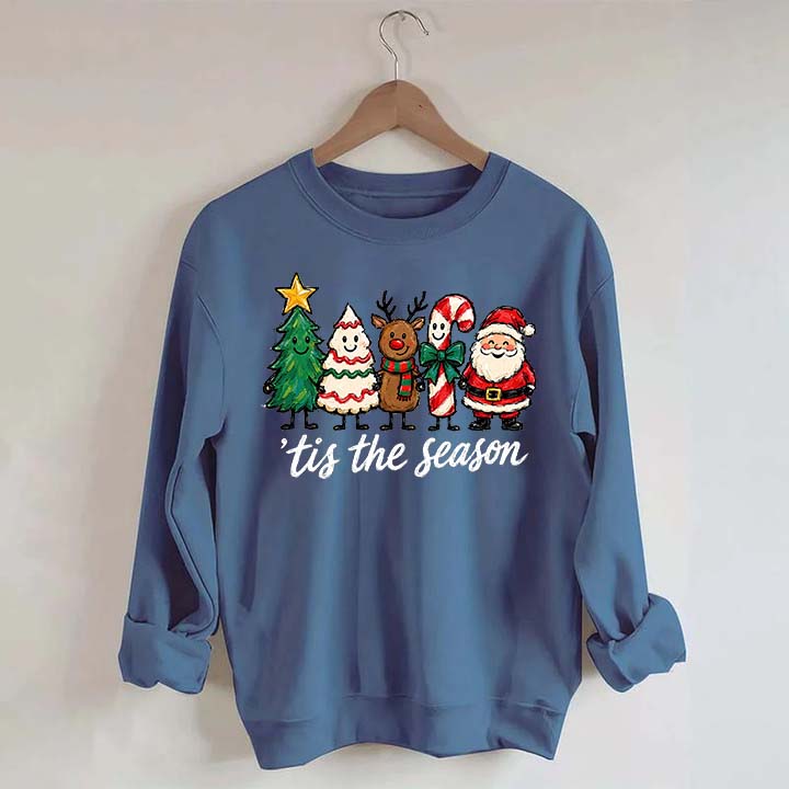 Tis The Season Christmas Characters Sweatshirt