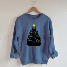 Cat Christmas Tree Lover Sweatshirt