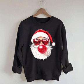 Cool Santa Bubble Gum Christmas Sweatshirt