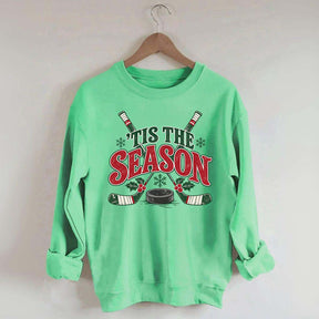 Tis The Season Hockey Merry Christmas Sweatshirt