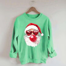 Cool Santa Bubble Gum Christmas Sweatshirt