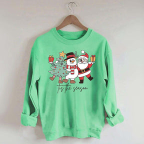 Tis The Season Santa Tree Sweatshirt