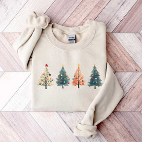Green Tree Christmas Holiday Sweatshirt