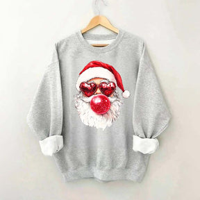 Cool Santa Bubble Gum Christmas Sweatshirt