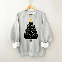 Cat Christmas Tree Lover Sweatshirt