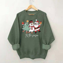 Tis The Season Santa Tree Sweatshirt