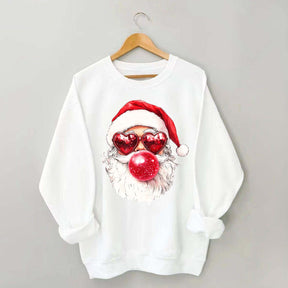 Cool Santa Bubble Gum Christmas Sweatshirt