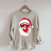 Cool Santa Bubble Gum Christmas Sweatshirt