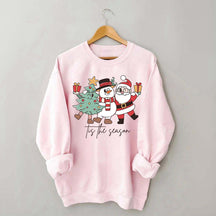 Tis The Season Santa Tree Sweatshirt