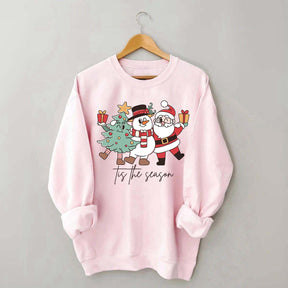 Tis The Season Santa Tree Sweatshirt