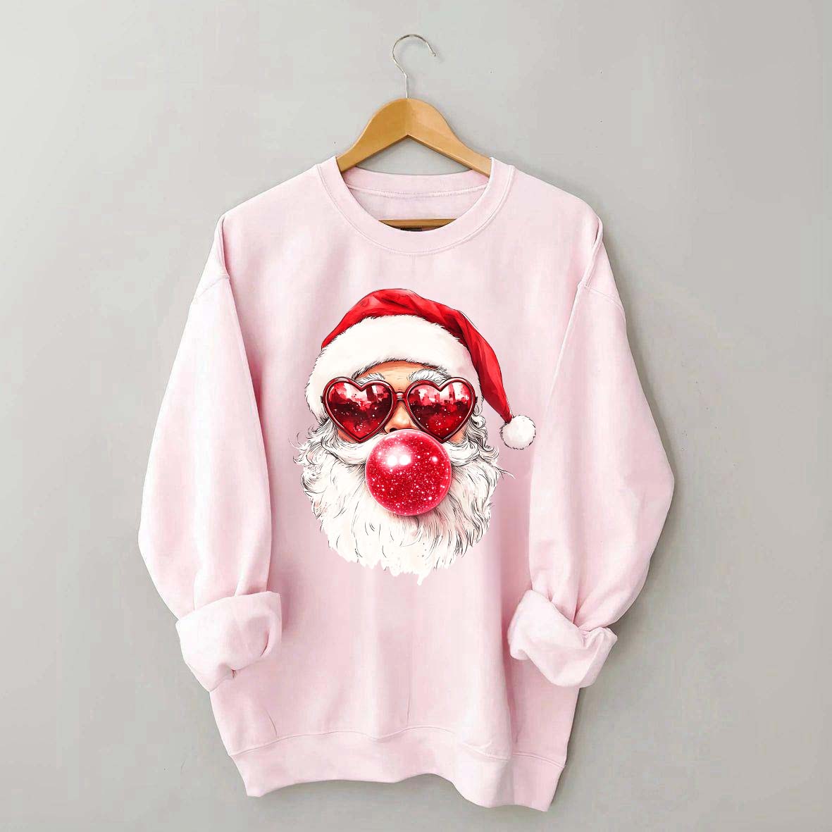 Cool Santa Bubble Gum Christmas Sweatshirt