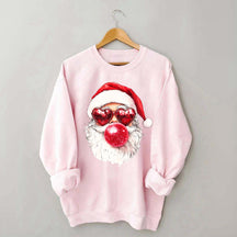 Cool Santa Bubble Gum Christmas Sweatshirt
