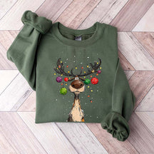 Vintage Reindeer Christmas Winter Sweatshirt