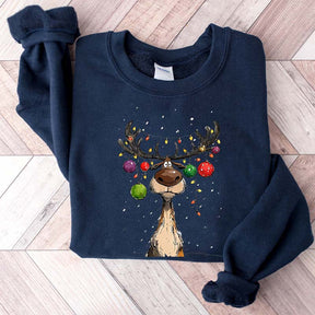 Vintage Reindeer Christmas Winter Sweatshirt