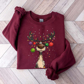 Vintage Reindeer Christmas Winter Sweatshirt