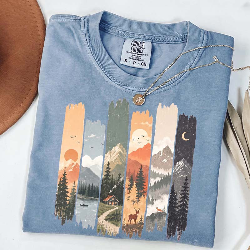 Vintage Mountain National Park T-Shirt