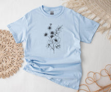 Minimalist Floral Bouquet Shirt