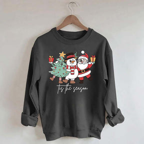 Tis The Season Santa Tree Sweatshirt