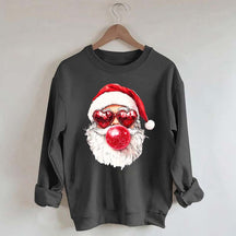 Cool Santa Bubble Gum Christmas Sweatshirt