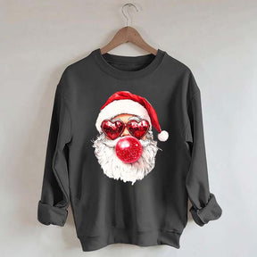 Cool Santa Bubble Gum Christmas Sweatshirt