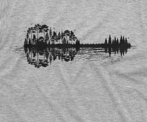 Natur-Gitarren-T-Shirt für Herren, Musikliebhaber-Band-T-Shirt