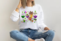 Mardi Gras Drinking Party Sweatshirt