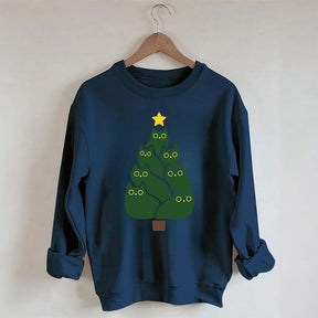 Cat Christmas Tree Lover Sweatshirt
