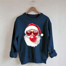 Cool Santa Bubble Gum Christmas Sweatshirt
