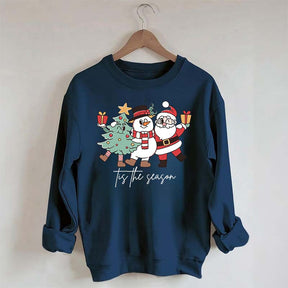 Tis The Season Santa Tree Sweatshirt