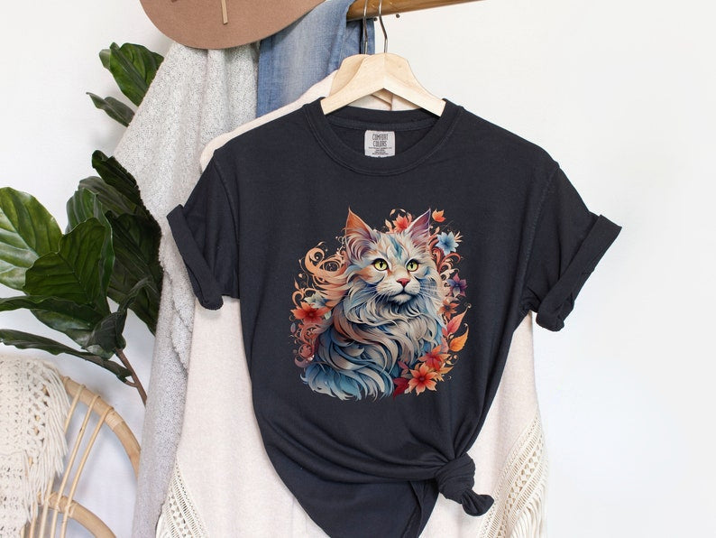 Katzenliebhaber-Geschenk, Katzen-T-Shirt, Katzenliebhaber-Shirt